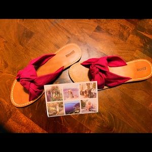 Knotted Slide Sandals by SOLUDOS Size 10